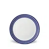 L'objet Perlee Bleu Dinner Plate In Blue/white