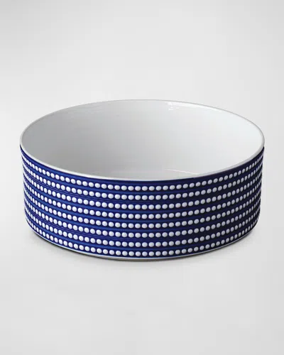 L'objet Perlee Bleu Large Deep Bowl, 7 Qt. In Blue