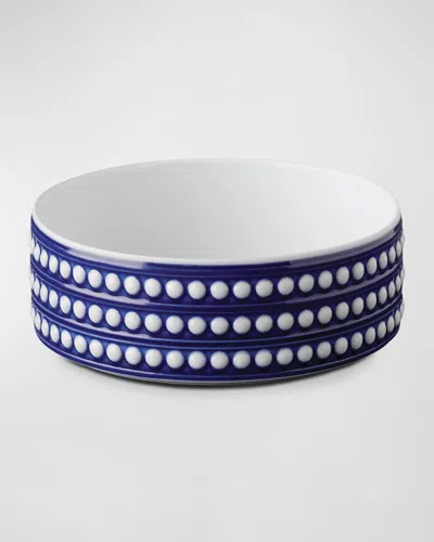 L'objet Perlee Bleu Medium Deep Bowl, 13 Oz. In Blue