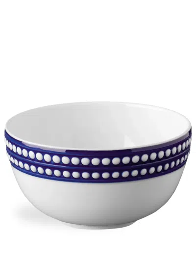 L'objet Perlée Cereal Bowl (14cm) In Blue