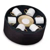 L'objet Perlee Espresso Cup And Saucer Gift Box In White