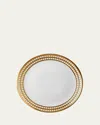 L'objet Perlee Gold Dinner Plate In Gold And White