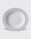 L'objet Perlee White Soup Plate In White
