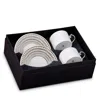 L'objet Perlee Teacup And Saucer Gift Box In Silver