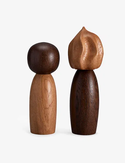 L'objet Picanto Wood Salt And Pepper Mill In Oak