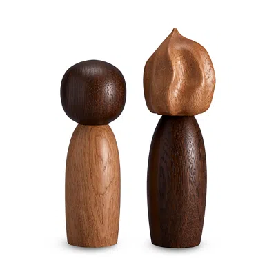 L'objet Picanto Wood Salt And Pepper Mill In Oak