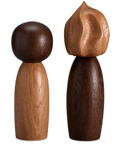 L'objet Picanto Wood Salt And Pepper Mill In Oak