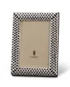 L'OBJET PLATINUM BRAID 5" X 7" PICTURE FRAME