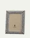 L'objet Platinum Braid 5" X 7" Picture Frame In Multi