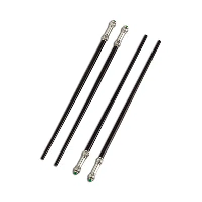 L'objet Platinum Tipped Ebony Chopsticks