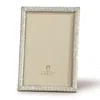 L'objet Pave Platinum-plated Frame, 4" X 6" In Platinum White