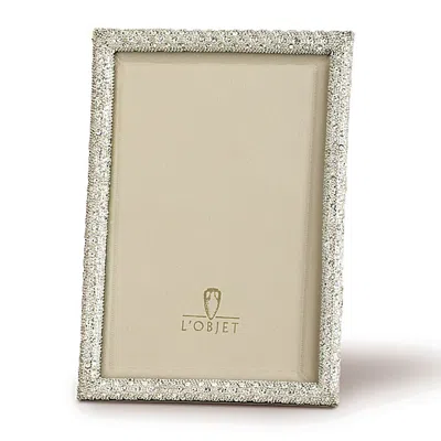 L'OBJET L'OBJET PLATINUM WHITE FRAME, 4 X 6