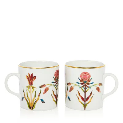 L'objet Porcelain Mug, Set Of 2 In Multi