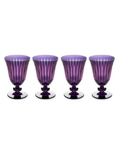 L'objet Prism 4-piece Wine Glass Set