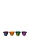 L'objet Prism Condiment Bowls, Set Of 4 In Multi