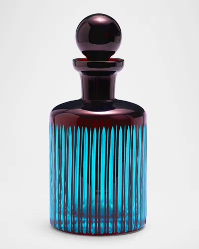 L'objet Prism Decanter, 40 Oz. In Blue