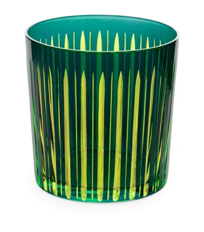 L'objet Prism Double Old Fashioned Glasses In Green