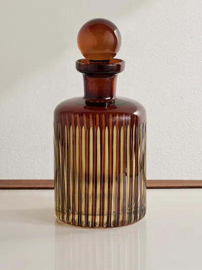 L'objet Prism Spirit Decanter In Brown
