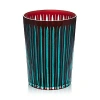 L'objet Prism 17 Oz. Highball Glasses, Set Of 4 In Bordeaux