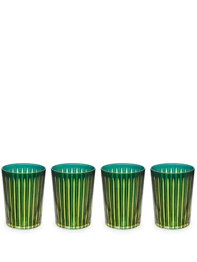 L'OBJET PRISM HIGHBALL GLASSES (SET OF FOUR)
