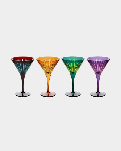 L'OBJET PRISM MARTINI GLASSES, SET OF 4