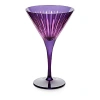 L'objet Prism Martini Glasses, Set Of 4 In Purple