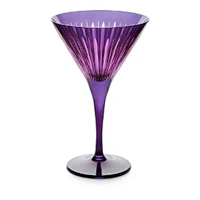 L'objet Prism Martini Glasses, Set Of 4 In Purple