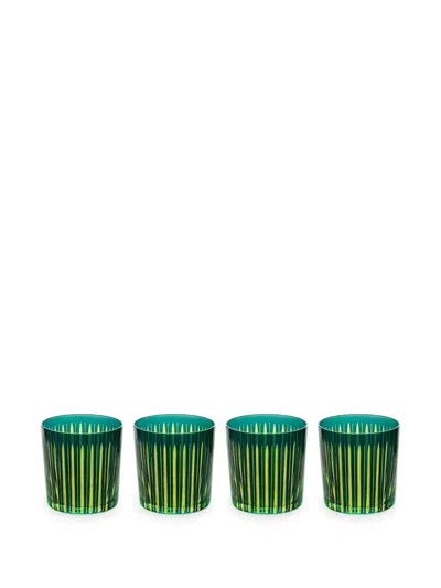 L'OBJET PRISM OLD FASHIONED GLASSES (SET OF FOUR)