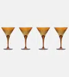 L'objet Prism Set Of 4 Martini Glasses