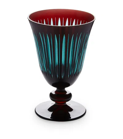 L'objet Prism Wine Glasses In Blue
