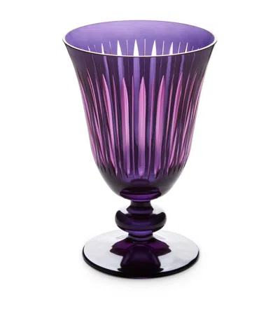 L'objet Prism Wine Glasses In Purple