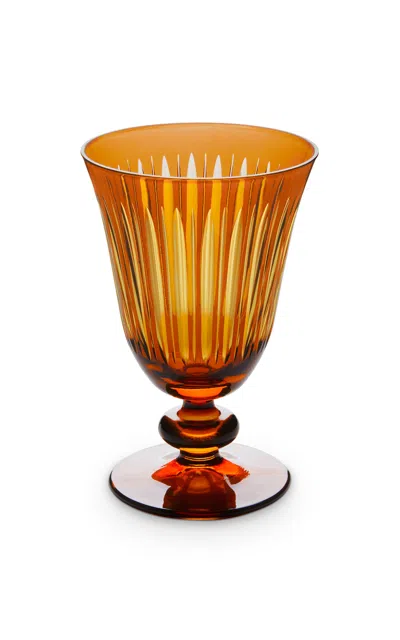 L'objet Prism Set Of 4 Wine Glasses In Orange