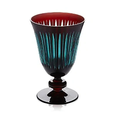 L'objet Prism 9 Oz. Wine Glasses, Set Of 4 In Bordeaux