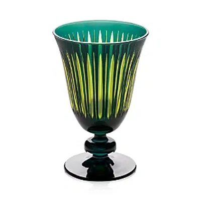 L'objet Prism Wine Glasses, Set Of 4 In Green