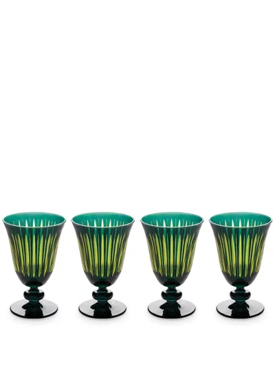 L'OBJET PRISM WINE GLASSES (SET OF FOUR)