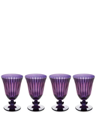 L'OBJET PRISM WINE GLASSES (SET OF FOUR)