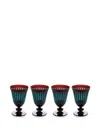 L'objet Glassware Bordeaux Uni In Red