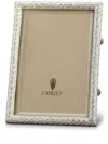L'objet Rectangular Pave Photo Frame (10cm X 15cm) In Silver