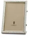 L'objet Rectangular Pave Photo Frame (13cm X 18cm) In Silver