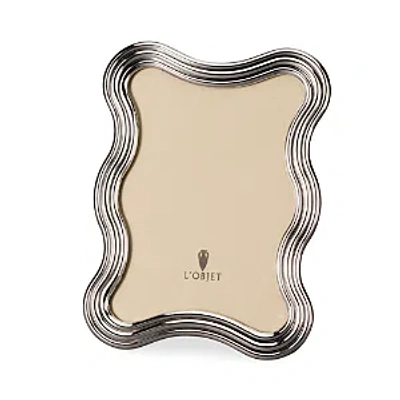 L'objet Ripple Frame, 5 X 7 In Platinum