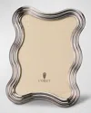 L'objet Silver-tone Ripple Photo Frame In Platinum