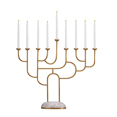 L'objet Rova Menorah In Gold