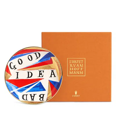 L'OBJET L'OBJET RUAN HOFFMANN GOOD/BAD IDEA PLATE
