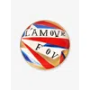 L'objet Red White Blue And Gold Ruan Hoffmann L'amour Fou Canape Plate 16cm In Red White Blue And Gold
