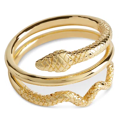 L'OBJET L'OBJET SERPENT NAPKIN RINGS, SET OF 4