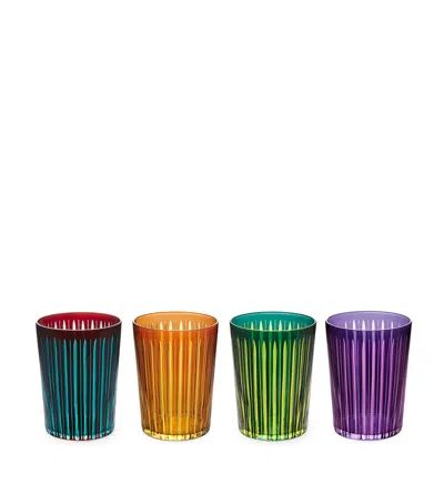 L'objet Set Of 4 Prism Highball Glasses In Multi