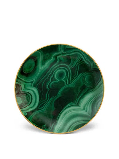 L'objet Set Of Four Malachite Canape Plates