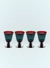 L'objet Glassware Bordeaux Uni In Burgundy
