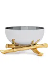L'objet Small Bambou Bowl In Metallic