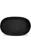 L'objet Terra Small Oval Platter In Black